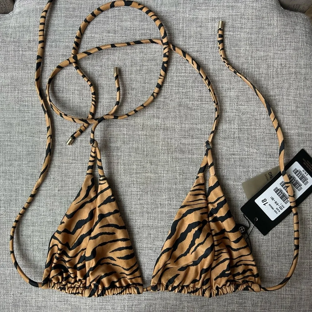 Vix Tiger Triangle Bikini Top - Picture 2 of 4